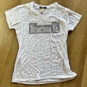 XL  Bourbon street t-shirt bling